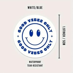 10 Good Vibes Only Stickers